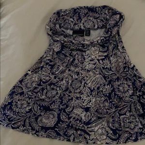 Woman’s patterned skirt
